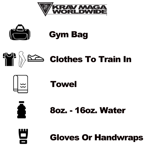 Krav Maga beginners class prep checklist.